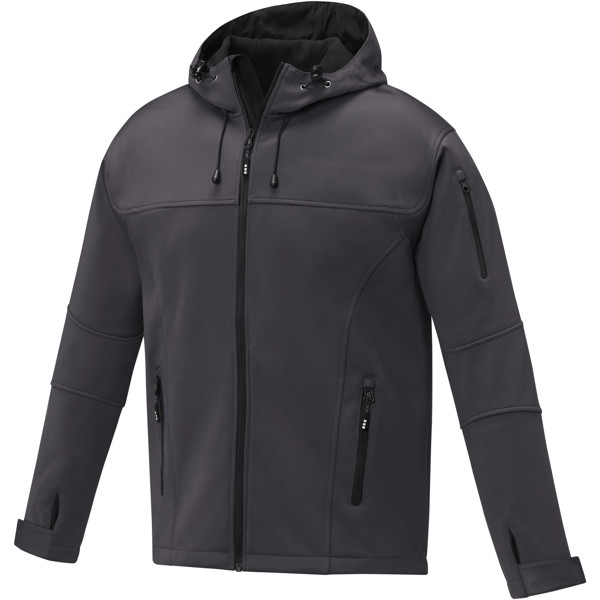 Match men's softshell jacket - Storm Grey / XS