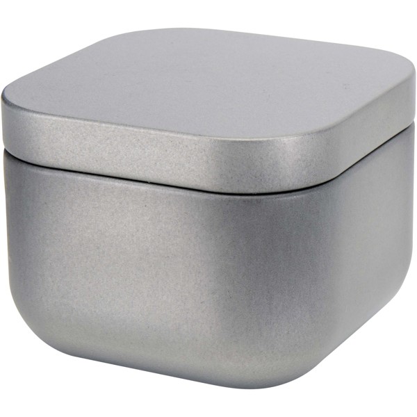 Tindra square tin candle with vanilla aroma