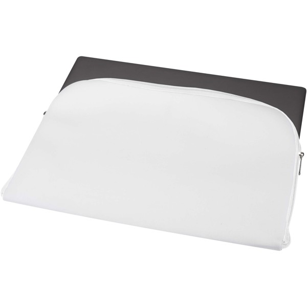 Mari 15\"-16\" sublimation laptop sleeve - White / White