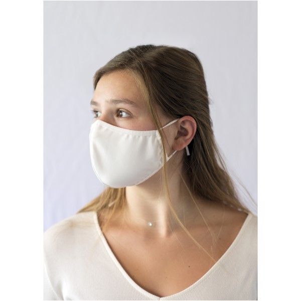 Clover face mask - White