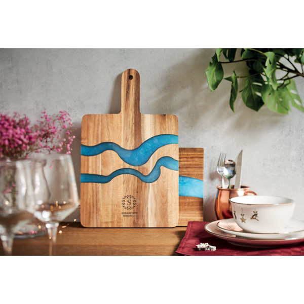 Acacia wood serving board Azuur