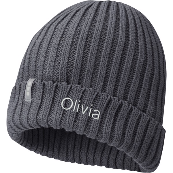 Ives organic beanie - Storm grey