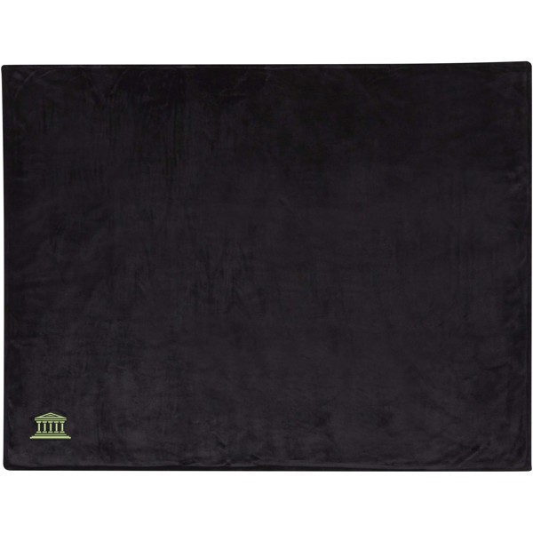 Ashen GRS recycled sherpa blanket - Black