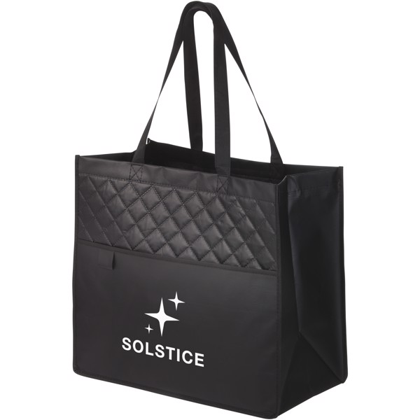 Bolsa Tote de compra laminada no tejida "Quilto"