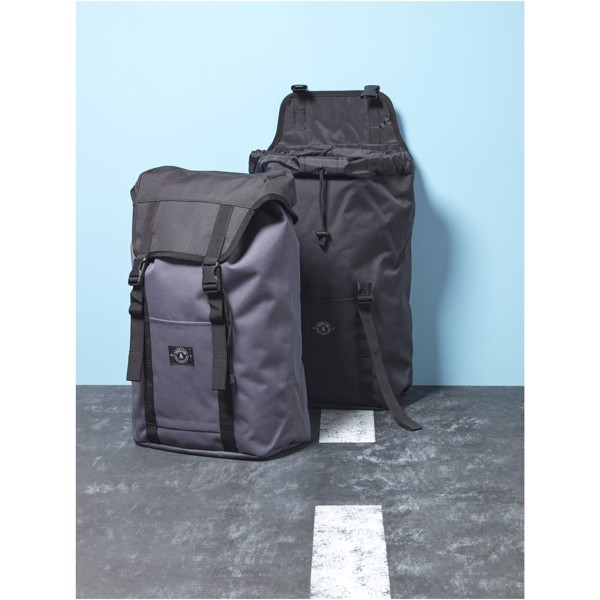 Westport 15" RPET laptop backpack - Solid black