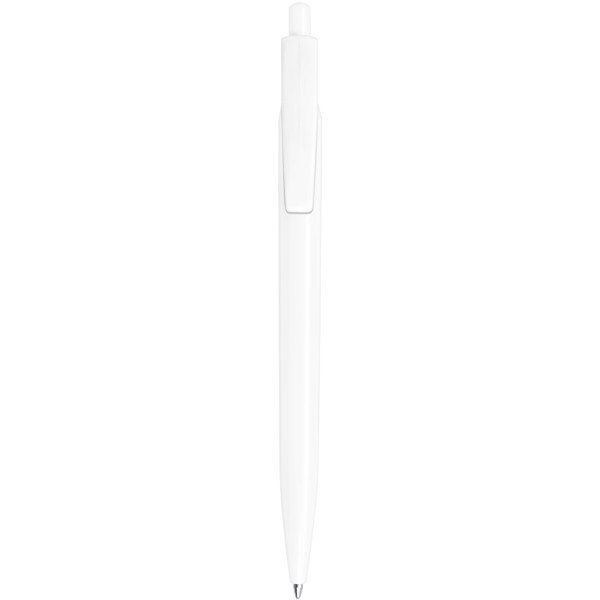 Alessio recycled PET ballpoint pen (blue ink) - White