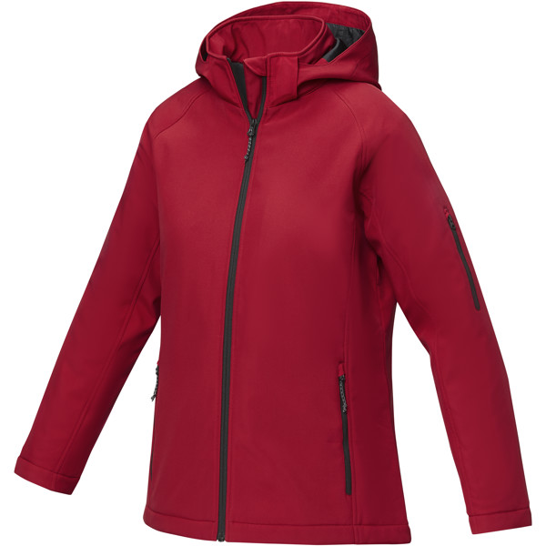 Notus women's padded softshell jacket - Red / XL