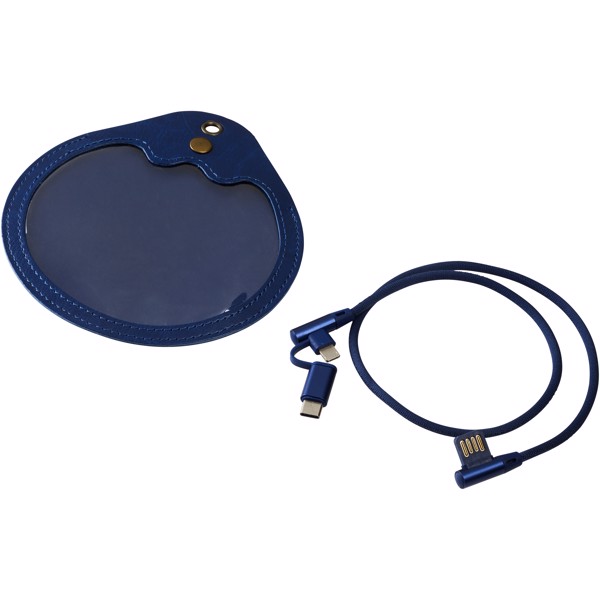 Ecliptic 3-in-1 charging cable - Navy