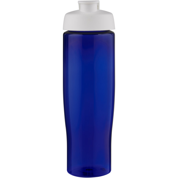 H2O Active® Eco Tempo 700 ml flip lid sport bottle - White / Blue