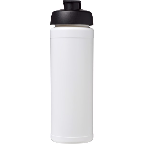 Baseline® Plus grip 750 ml flip lid sport bottle - White / Black