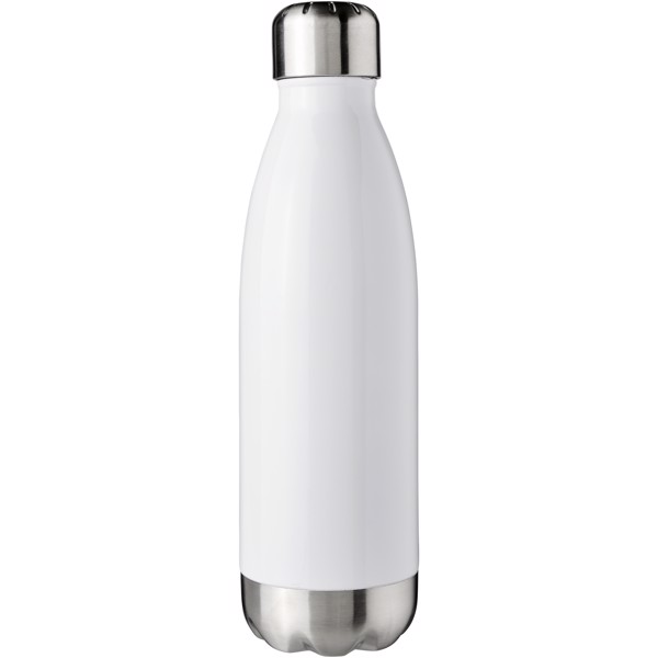 Arsenal 510 ml vacuum insulated bottle - White