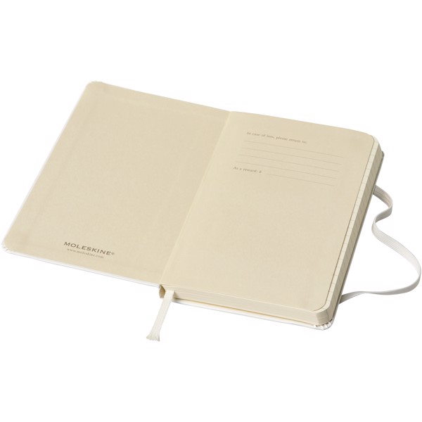 Classic PK hard cover notebook - plain - White