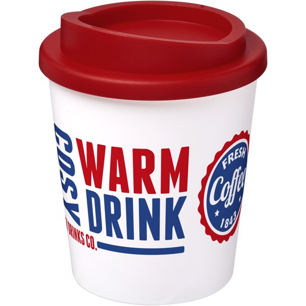 Termo hrnek Americano® Espresso 250 ml - Bílá / Červená s efektem námrazy