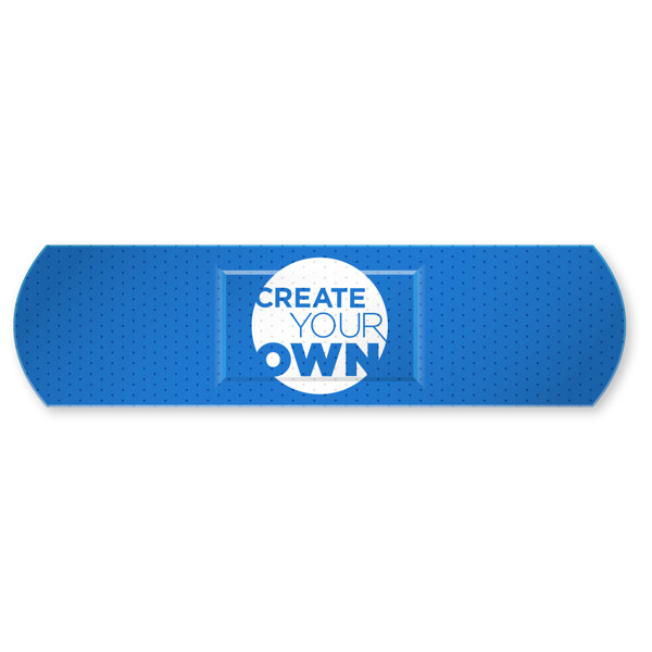 5-pieces customisable plasters with full colour printed kraft paper envelope