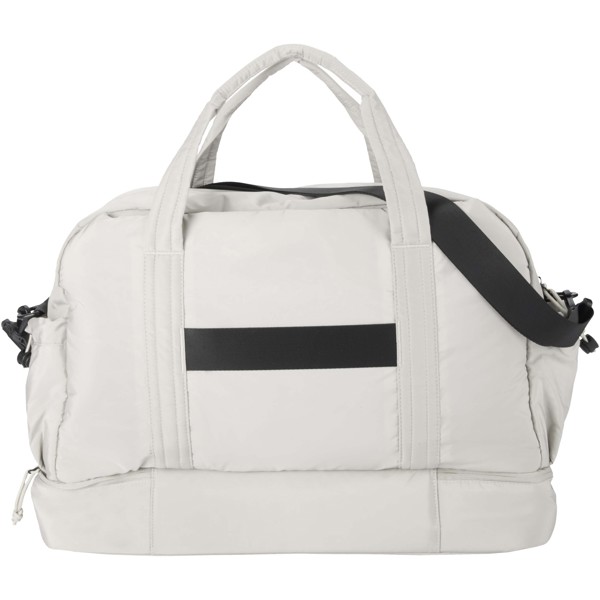 Puffer GRS recycled duffel bag with insulated bottom 30L - Sandstone