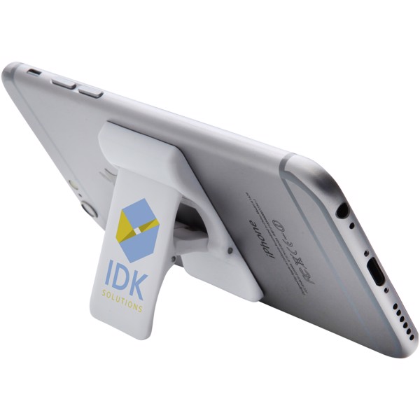 Prone phone stand and holder - White