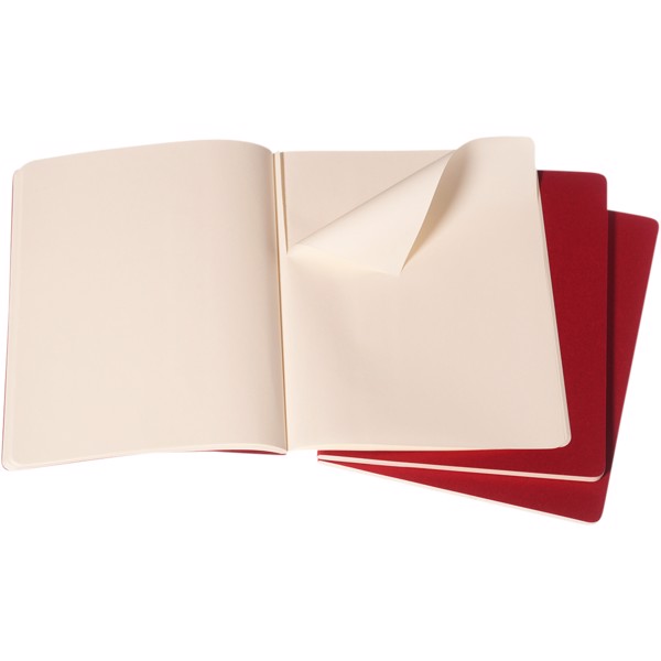 Cahier Journal XL - plain - Cranberry red