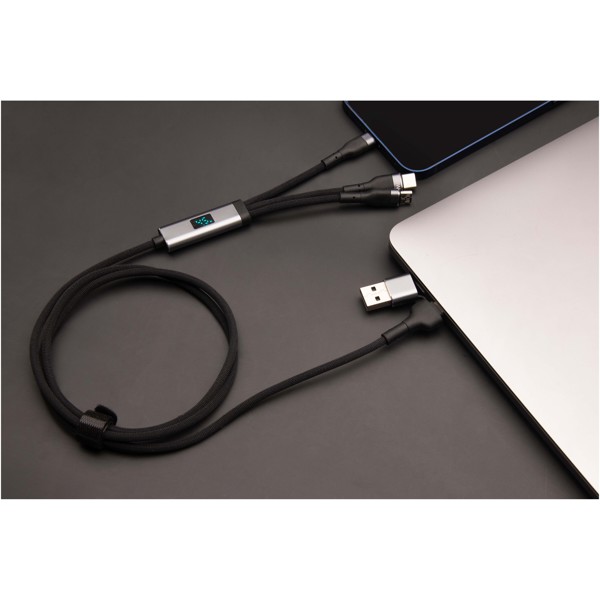 SCX.design C53 100W 5-in-1 rPET ultra fast charging cable