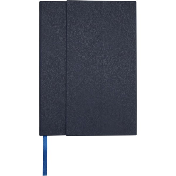 Alejandra A5 recycled plastic hard cover notebook - Ocean Blue