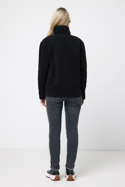 IQONIQ Diran recycled polyester pile fleece jacket - Black / XL