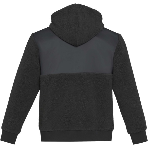 Evans unisex recycled sherpa fleece - Black / M
