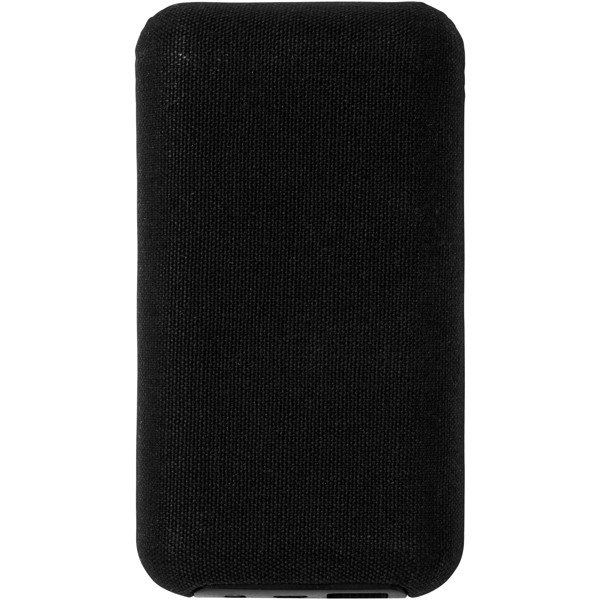 Batería externa inalámbrica de 6000 mAh de bambú/tela "Future"