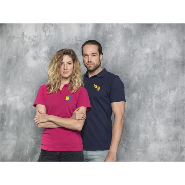 Polo de manga corta para hombre "Helios" - Blanco / 5XL