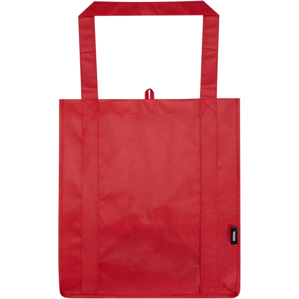 Liberty GRS recycled non-woven bottom board tote bag 29L - Red