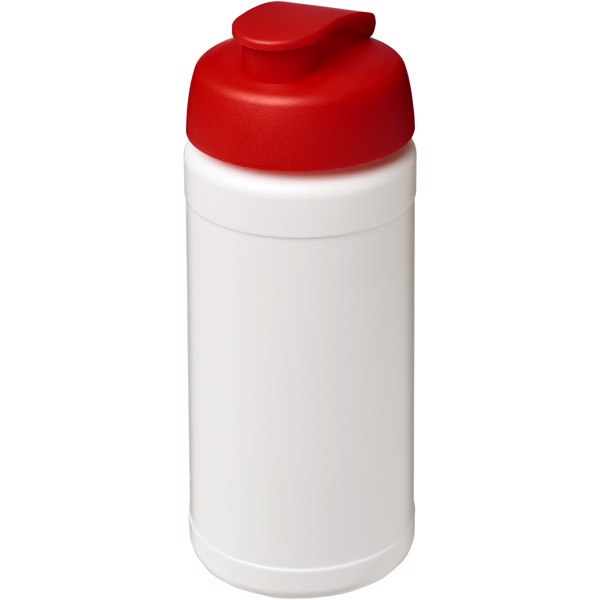 Sportovní láhev s vyklápěcím víčkem Baseline® Plus 500 ml - Bílá / Červená s efektem námrazy