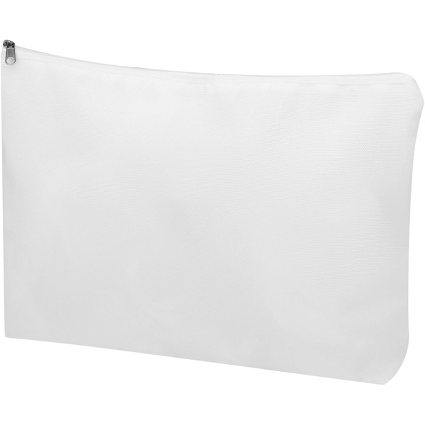 Ayla sublimation RPET travel bag - large - White / White