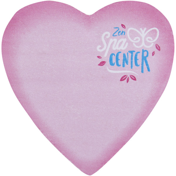 Sticky-Mate® heart-shaped recycled sticky notes
