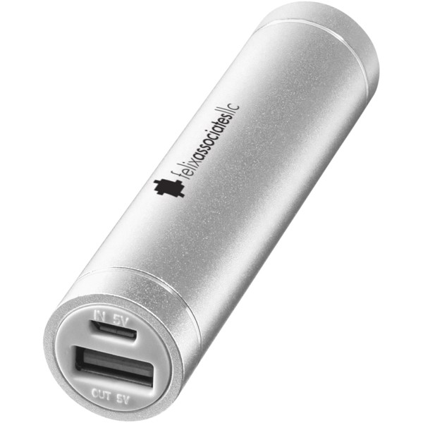 Bolt 2200 mAh power bank - Silver