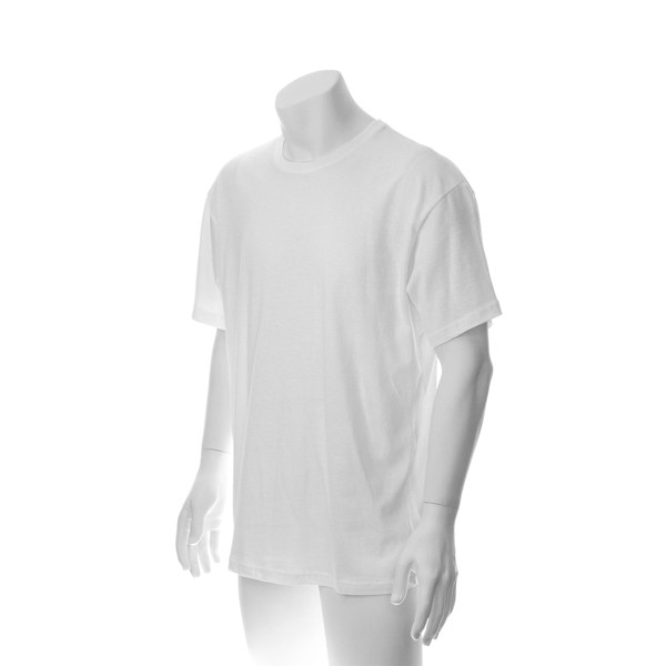 Adult White T-Shirt Hecom - White / S