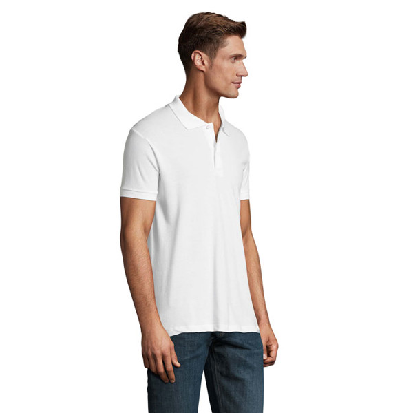 PERFECT MEN POLO 180g - White / L