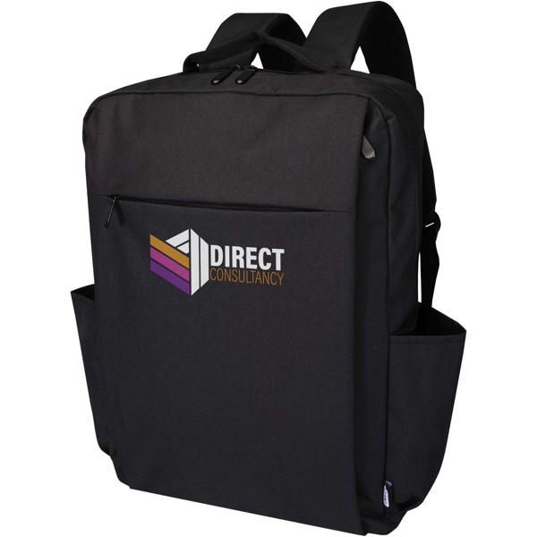 Libra 15” GRS recycled laptop backpack 15L - Heather Charcoal
