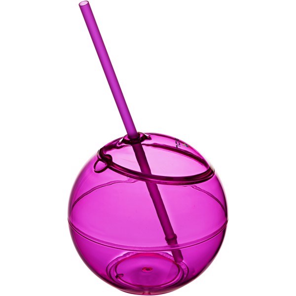 Fiesta 580 ml Trinkball und Strohhalm