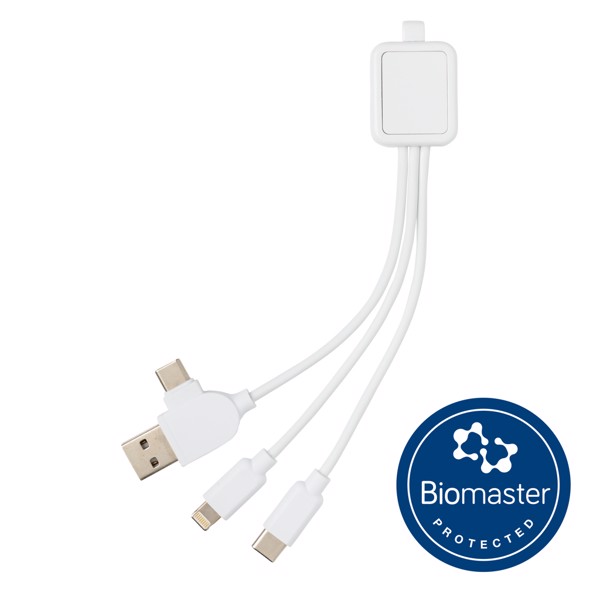 6-in-1 antimicrobial cable