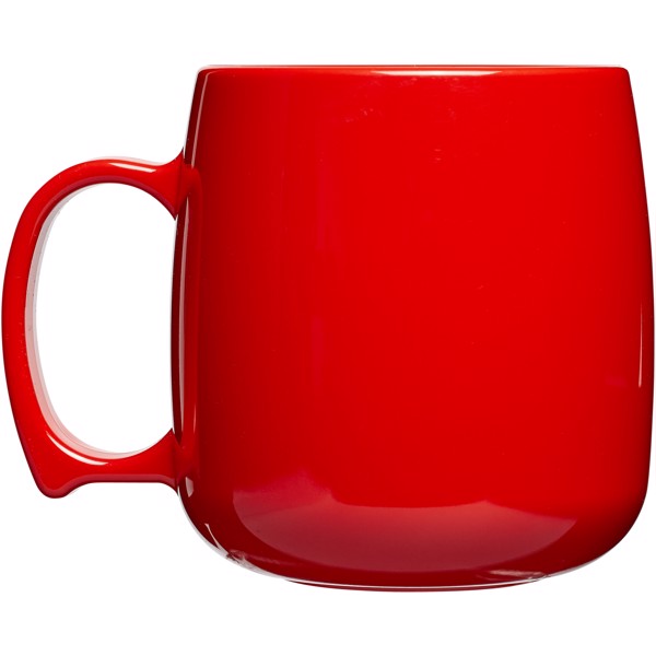 Plastový hrnek Classic 300 ml - Červená s efektem námrazy