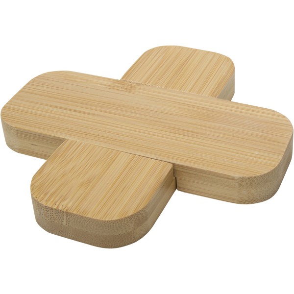 Croc bamboo trivet - small