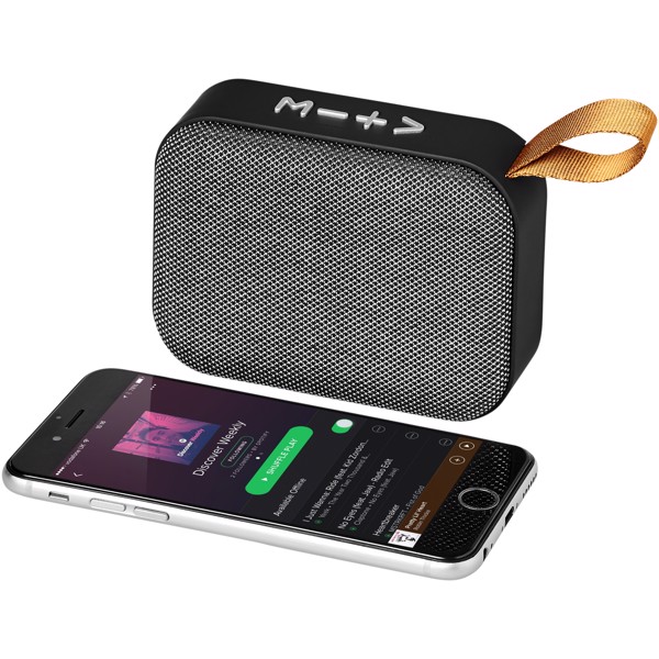 Fashion fabric Bluetooth® speaker - Grey