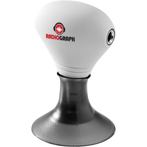 Spartacus 2-in-1 audio splitter and device stand - White