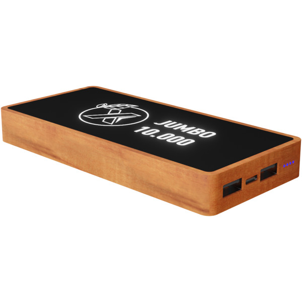 SCX.design P46 10.000 mAh wooden wireless charging power bank