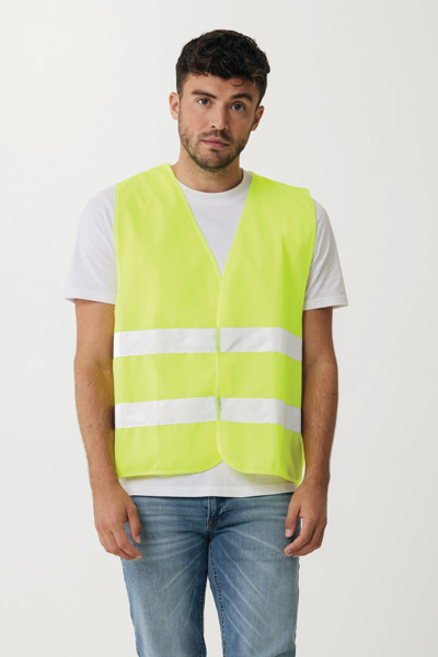 GRS recycled PET high-visibility safety vest