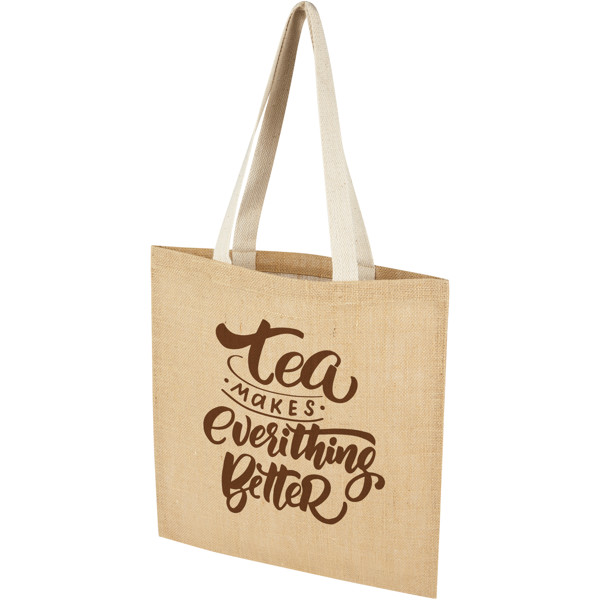 Juta 300 g/m² jute tote bag 7L