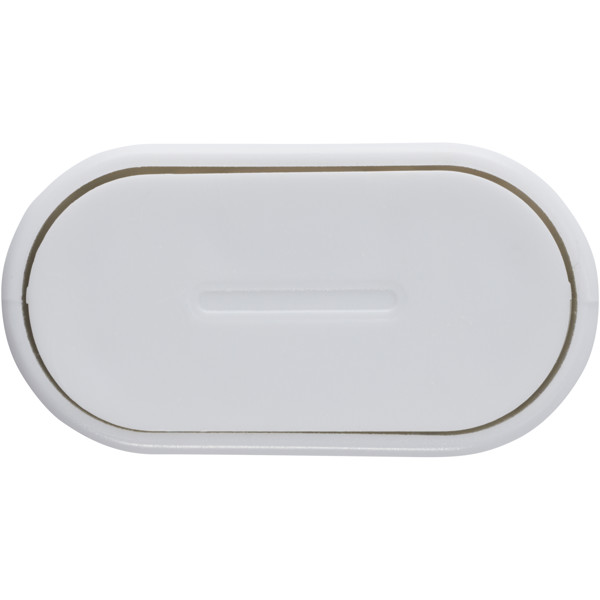Whiz recycled plastic modular charging cable - White