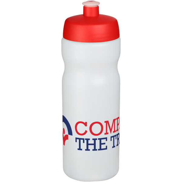Baseline® Plus 650 ml bottle with sports lid - Red / White