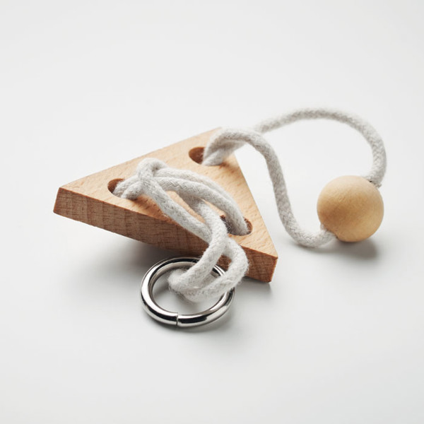 Wooden brain teaser triangle Nerve