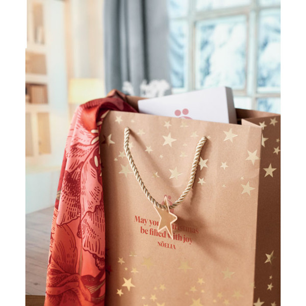 Gift paper bag with pattern Sparkle