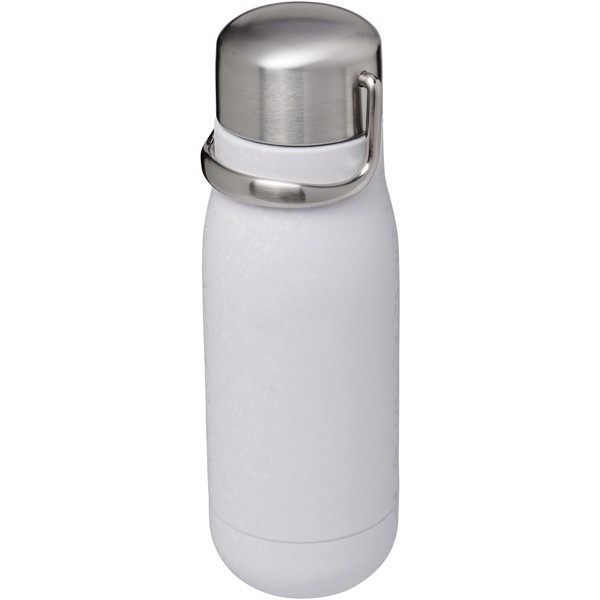 Yuki 350 ml copper vacuum insulated sport bottle - White