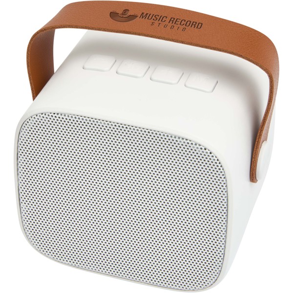 Diya 3W wireless recycled plastic speaker - White